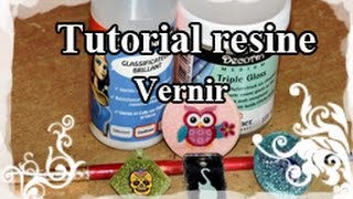 DIY  Resin Tuto  Resine Tutorial N°9  Vernir la résine [upl. by Akerdna]