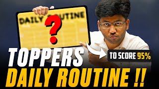 Toppers Daily Routine To Score 95 🔥  Class 10th  Shobhit Nirwan [upl. by Wemolohtrab]