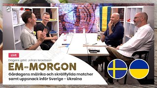 Frankrikes uttåg amp inför Sveriges åttondelsfinal  EMmorgon med Eurotalk LIVE [upl. by Jaclin45]