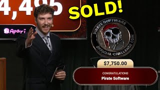 PirateSoftware Really Didnt Want To Let His Challenge Coin Go [upl. by Dnomaid]