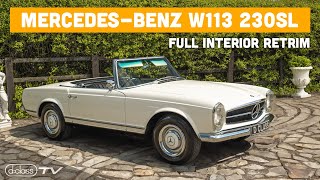 MercedesBenz W113 230SL Full Interior Retrim  dclass automotive [upl. by Suzy]