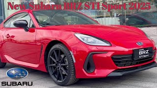 Manual Transmission  234 Hp  EyeSight Driving Support System  New Subaru BRZ STI Sport 2025 [upl. by Salahcin]