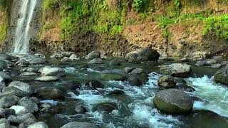 Relaxing Waterfall Flowing Nature Sounds enhance focus for studying promote restful sleep [upl. by Unam]