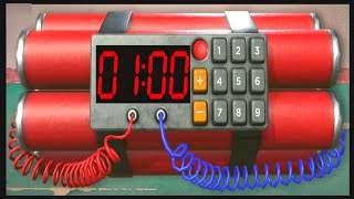 1 Minute Timer Bomb with Loud Music  One Minute Timer Bomb  Timer Bomb 1 Minute  Bomb Timer [upl. by Allista]