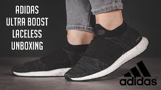 UNBOXING  Adidas Ultra Boost Laceless  COMPARISON DENGAN ULTRABOOST LAINNYA [upl. by Eidnil]