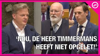 Pieter Omtzigt is KLAAR met het gezuig van Timmermans en Dassen en zet ze in de hoek OPLETTEN [upl. by Nitsrik]