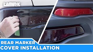 How to Use a Laminx Universal Sheet to Tint your Rear Markers [upl. by Asiluj]