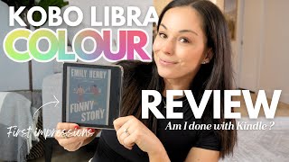 NEW Kobo Libra Colour Review eReader and my first impressions comparaison am I done with Kindle [upl. by Bois]