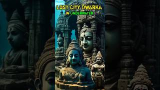 shree krishna dwarka nagri in underwater real photography  Lost City Dwarka shorts status [upl. by Dorsy]