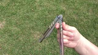 Balisong tutorial hellish [upl. by Yeoz]