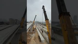 Prestressed Beams of Bridge Construction II Design Solutions viral shortvideo construction [upl. by Yrreiht611]