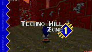 Modern Sonic V6  Techno Hill Speedrun   CHECK DESC OR COMMENT [upl. by Aliam]