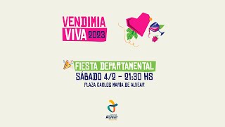 Fiesta Departamental  Vendimia VIVA 2023 [upl. by Eerpud961]