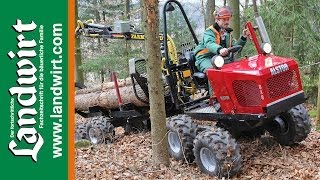 Alstor 8x8  Kompakter Forwarder für extremes Gelände [upl. by Pease496]