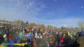 Guinness World Record Largest Snowball Fight [upl. by Aneekal140]