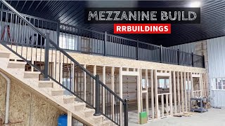 Shop Mezzanine Buildout with Stair Case Build Farm Chains Final [upl. by Hsac]