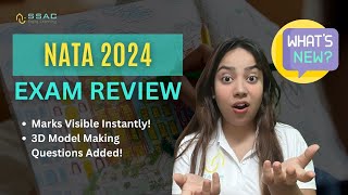 NATA 2024 Exam Review  THE NEW TWISTS IN NATA 2024 [upl. by Grover109]