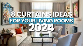 8 Curtains Ideas For Your Living Rooms 2024  Latest Curtain Trends for Living Rooms [upl. by Kenrick573]