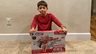 UnBoxing￼￼ X shot Hyper gel trace fire￼ ￼ [upl. by Galatea]