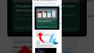 Link Preview in Flutter is Easy ✅️ [upl. by Miche]