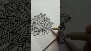 Zentangle art shorts satisfyingvideo [upl. by Seuguh]