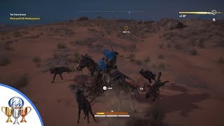 Assassins Creed Origins  Slasher Trophy amp Achievement  Kill 3 enemies with one hit [upl. by Rimidalg]