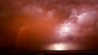 Fang Tornado amp Rainbow Lightning w radar amp commentary [upl. by Niliac]