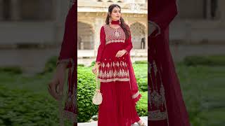 Haare Haare hum to dil se Haare newsong fashion  Red sharara suit [upl. by Esnohpla363]