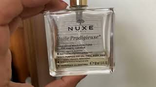 NUXE Huile Prodigieuse MultiPurpose Dry Oil Quick Review [upl. by Mal131]