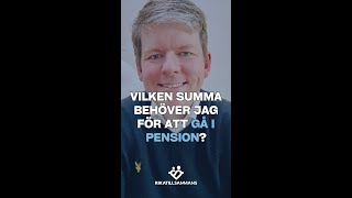 Vilken summa behöver jag för att gå i pension [upl. by Romelda717]