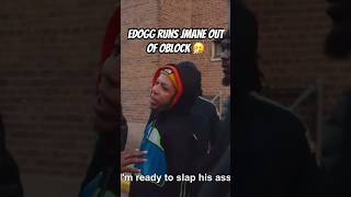 Edogg runs FYB Jmane out of Oblock 🤧🤧 fyp chicago fybjmane trending share subscribe [upl. by Elin]