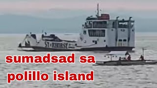 MAy barkong sumadsad sa polillo island [upl. by Brenton]