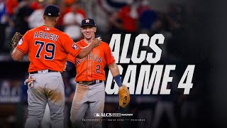 Cinematic Recap ALCS Game 4 vs Rangers  Houston Astros [upl. by Kenweigh569]