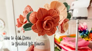 Felt Flower Project Ideas [upl. by Airyt]