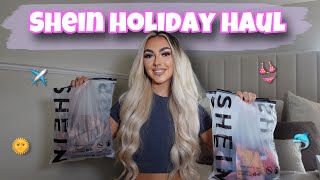 HUGE SHEIN TRY ON HAUL  HOLIDAY 2024 [upl. by Mailli938]