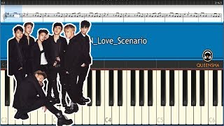 Love Scenario quotIKONquot  Tutorial Piano Cover  Chords  Midi [upl. by Ingaberg]