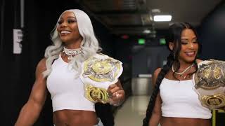 Damage CTRL challenge Bianca Belair and Jade Cargill to a tag team title match Raw Sep 30 2024 [upl. by Zelle]