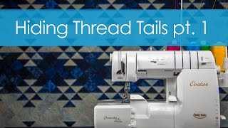 Hiding thread tails on a Serger [upl. by Mines]