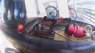 Genesis RC boat 890 danger ESC flycolor 150A [upl. by Etem549]