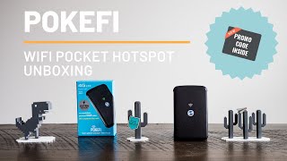 PokeFi  Pocket Wifi Hotspot Unboxing  Promo Code Inside [upl. by Ardua162]