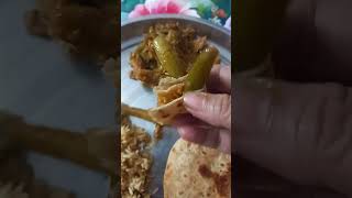 DONDAKAYA MASALA CURRY CHAPATHI AND KOTHIMEERA RICE food tastey foodie shorts [upl. by Setarcos]