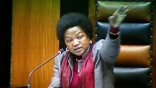 I Lost It  Baleka Mbete See How She Lost It In Parliament [upl. by Akirre218]