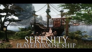 TES V  Skyrim Mods Serenity  Player House Ship [upl. by Francyne903]