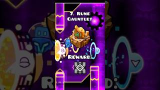 Every upcoming Gauntlet  Rewards in Geometry Dash 22 shorts geometrydash gd [upl. by Aidiruy]