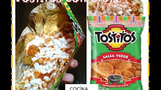 Tostitos preparados con elote Deliciosos y muy fáciles [upl. by Livi354]