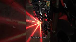 Star Led Light For bike 😎💥 star neon shortsfeed viralshorts [upl. by Farhi]