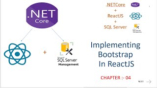 Implementing Bootstrap in Reactjs  aspxnetcore [upl. by Esinart]