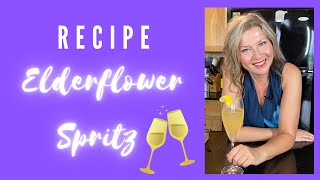 Elderflower Spritz Recipe – Sparkling wine cocktail [upl. by Essirahc]