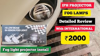 Fog Light Projector Installation Ford Aspire  IPH Fog Light Projector Installation All Cars [upl. by Maibach639]