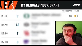 BENGALS FAN PREDICTS WHO THE CINCINNATI BENGALS WILL DRAFT IN 2024 MY FIRST MOCK WITH TRADES [upl. by Gough]